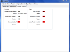 ComputerInformer Software Version Tab