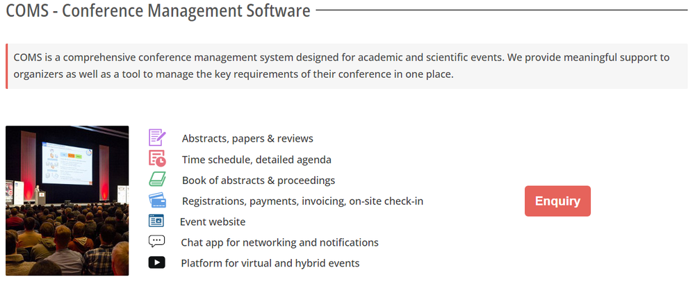 COMS Screenshot 1