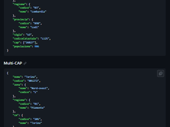 comuni-json Screenshot 1