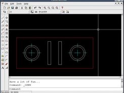 ConstructCAD main window with an opened drawing