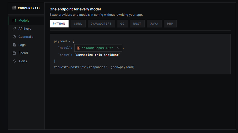 Concentrate AI Screenshot 1