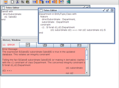 Violation of a constraint