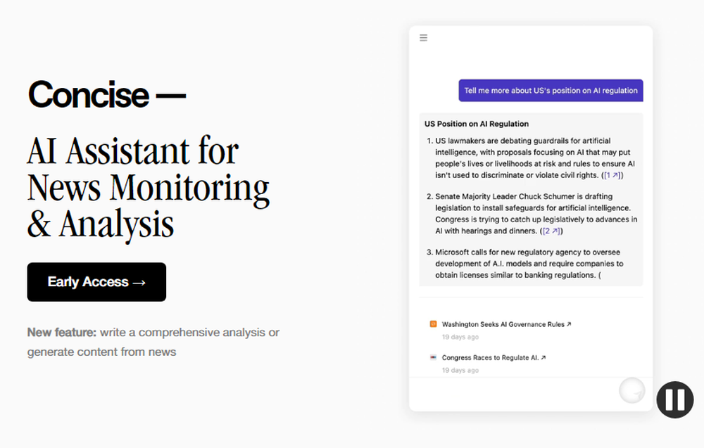 Concise Screenshot 1