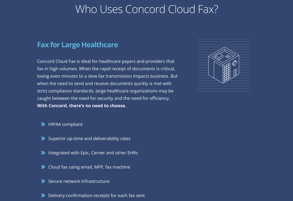 Concord Cloud Fax Screenshot 1
