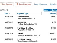 Concur Expense - Manage Expense