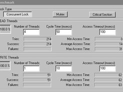 benchmark: "Concurrent Lock" as a locking mechanism...