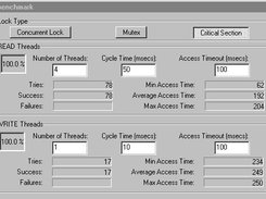 benchmark: "Critical Section" as a locking mechanism...