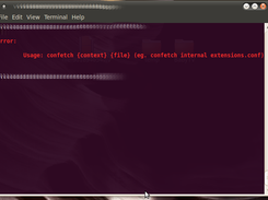 Error - usage display