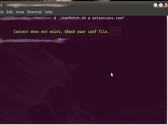 Notice - context doesn't exist
