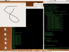 Screenshot of scribbler, in development.