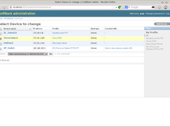 Devices list - Make manual backup of selected devices