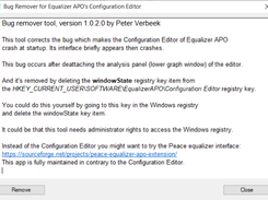 Configuration Editor Bug Remover Screenshot 1