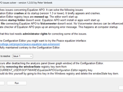 Equalizer APO issues solver Screenshot 1