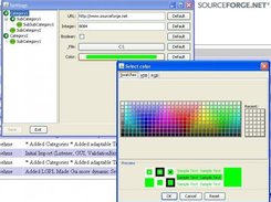 GUI - with more categories and ColorChooser open