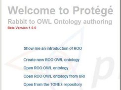 Welcome screen for ROO-1.0.0