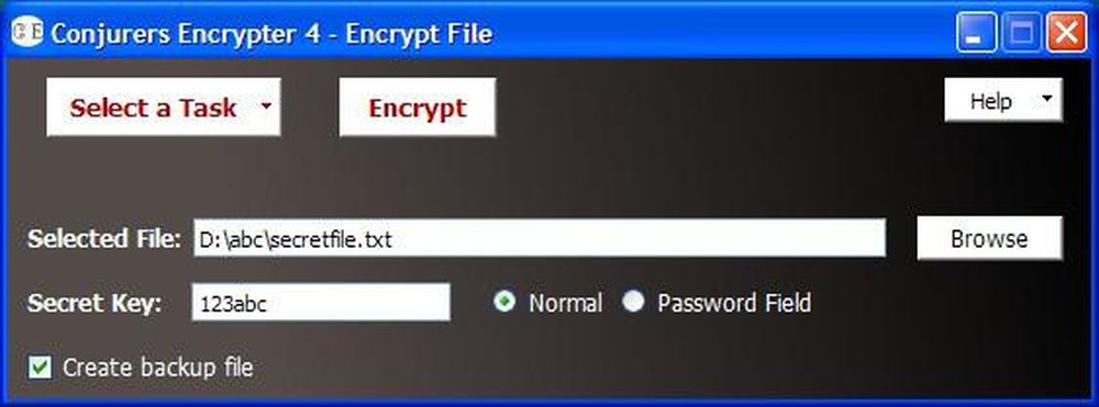 Conjurers Encrypter Screenshot 1