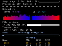 Conky scripts for Linux machines Screenshot 1