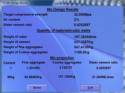 The result page