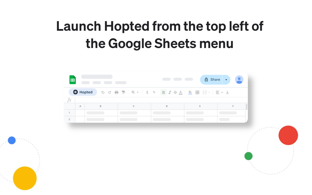 Bring your Amazon data to where you work. Hopted for Google Sheets.