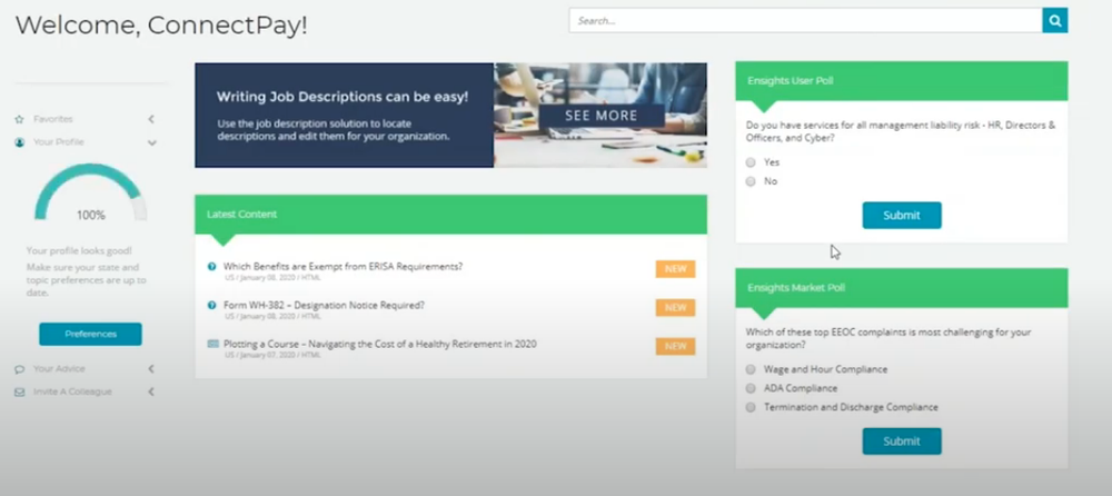 ConnectPay Payroll Screenshot 1