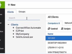 ConnectWise Automate - Clients Screen