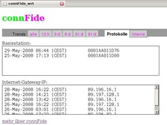 Protokolle / Log view