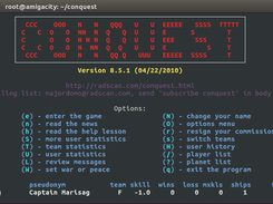 Conquest Main Menu