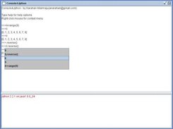Command history