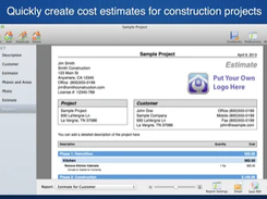 Construction Cost Estimator Screenshot 1