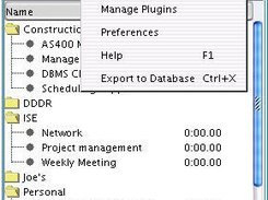 Tools menu