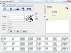 Enhance Contact Book Main Screen