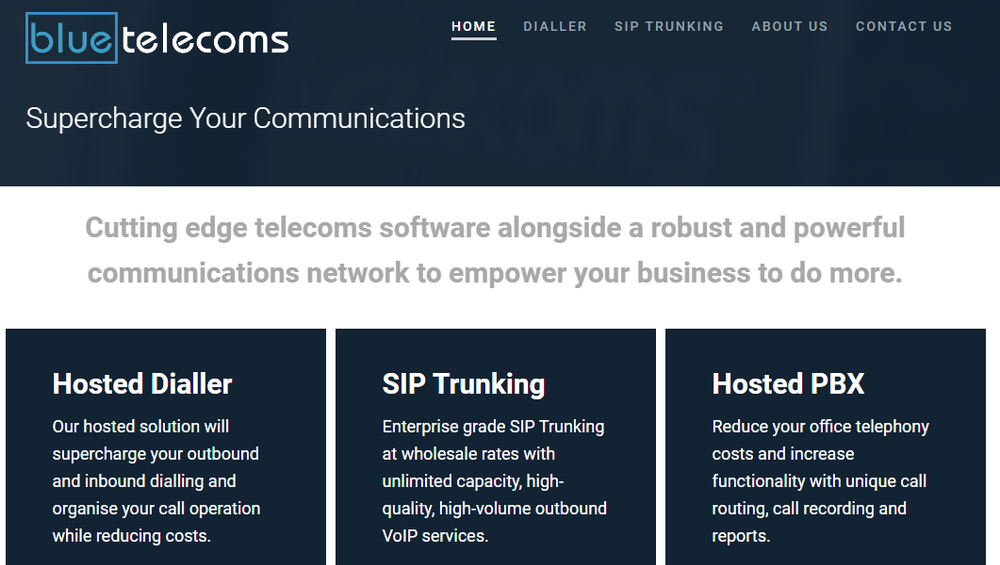 Blue Telecoms Screenshot 1