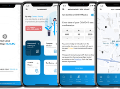Contact Tracing Application Screenshot 1