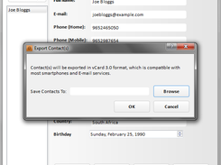 Export Contacts