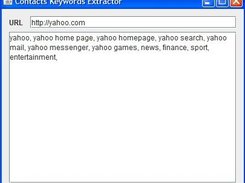 Contacts Keywords Extractor Screenshot 1