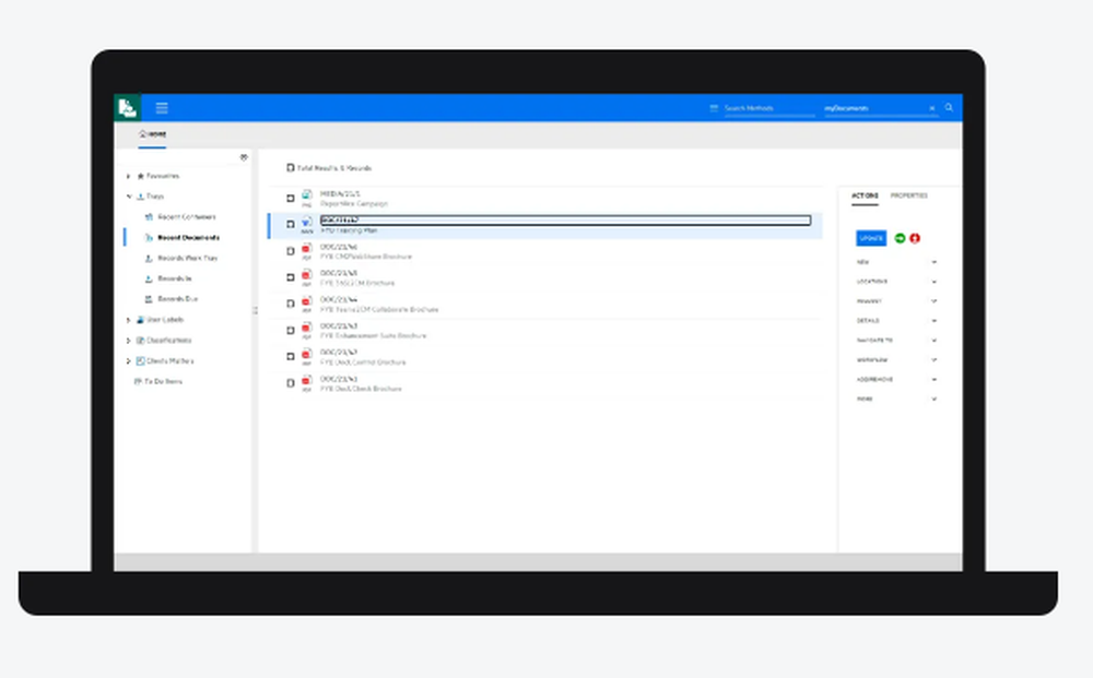 OpenText Content Management (Extended ECM) Screenshot 1