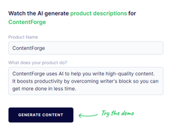 ContentForge Screenshot 1