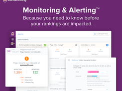 Monitoring & Alerting™. Because you need to know before your rankings are impacted.