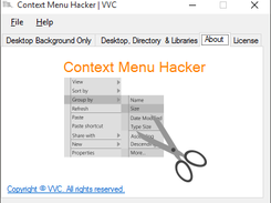 Context Menu Hacker About