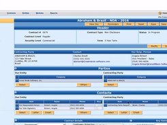 Contract Advantage - Contract Summary Page