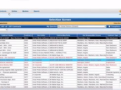 Contract Advantage - Contract Selection Screen