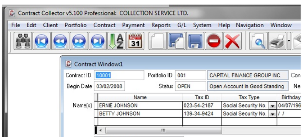 Contract Collector Screenshot 1