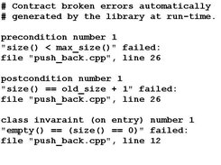 2. Contract broken errors