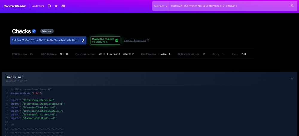 ContractReader Screenshot 1