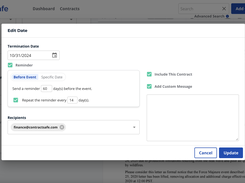 ContractSafe Dates & Reminders 