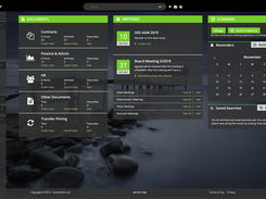 Dashboard - green dark theme