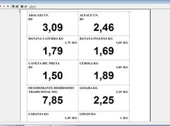 Imprimindo etiquetas adesivas