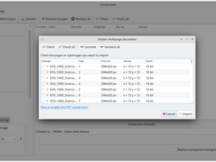 Converseen PDF import