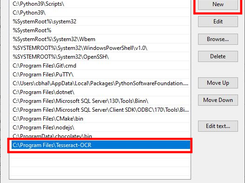 (old)Add the installation path of Tesseract-OCR to the environment variables manually