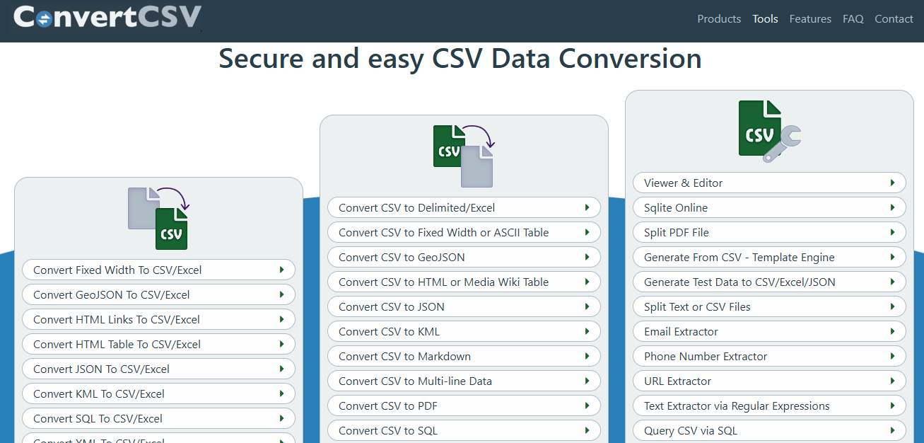 ConvertCSV Screenshot 1